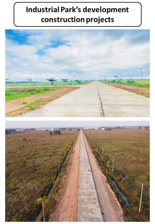 Industrial Park's development construction projects